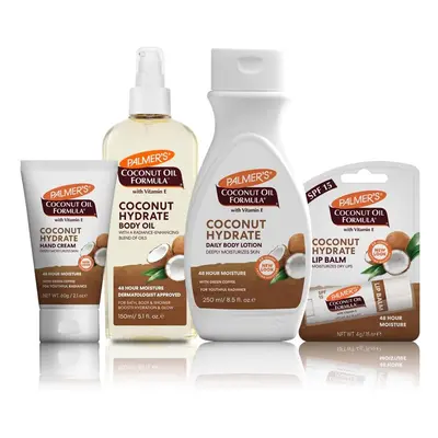 Palmer's Coconut Oil Body Care Set | Body Lotion | Body Oil | Hand Cream | Lip Balm