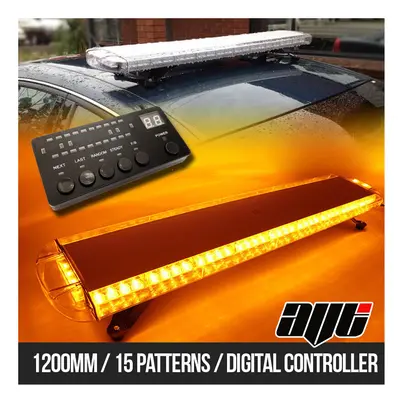 1.2M Amber Recovery Light Bar LED Flashing Beacon Warning Van 1200mm