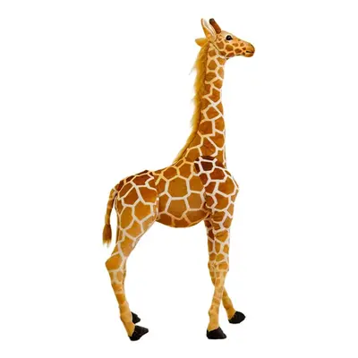 (120cm, Giraffe) Giant Realistic Giraffe Plush Toys Stuffed Animals Dolls Soft Kids Birthday Gif