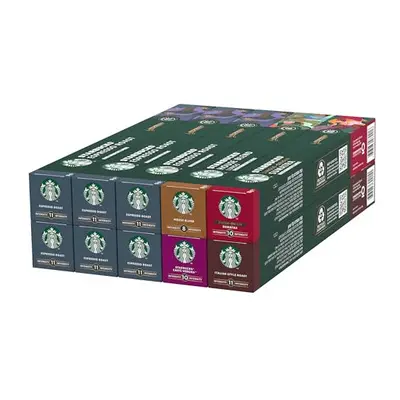 STARBUCKS Coffee Shop Classics - STARBUCKS Espresso Roast Pack by Nespresso, Coffee Capsules x (