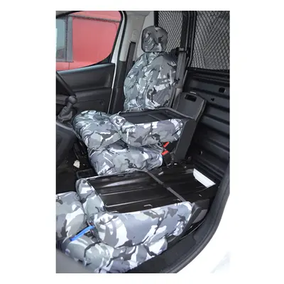 (Front 3, Grey Camouflage) TURTLE COVERS Citroen Berlingo Seat Covers