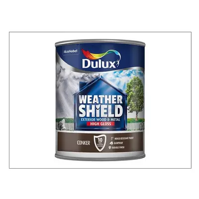 Dulux Weathershield Exterior Gloss Conker 750ml