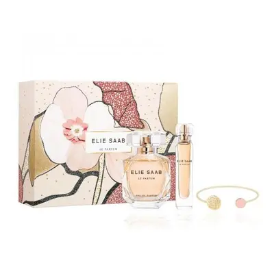 Elie Saab Le Parfum Pcs Set: Oz Eau De Parfum Spray + 0.33 Eau De Parfum Spray + Bracelet (Hard 