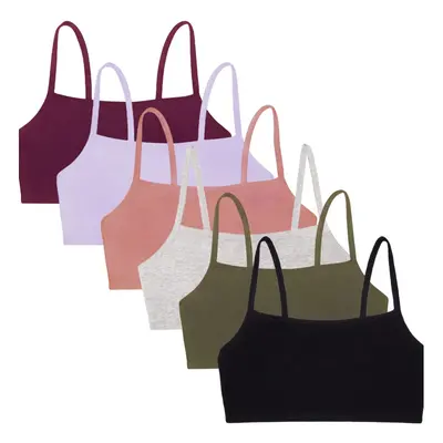 Fruit of the Loom Womens Spaghetti Strap Cotton Pullover Value Pack Available in & Sports Bra Bl