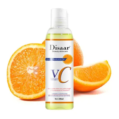 100ml Vitamin C Oil Moisturizing Whitening Anti-Acne Anti-wrinkle Shrink Pores Brightens Skin To