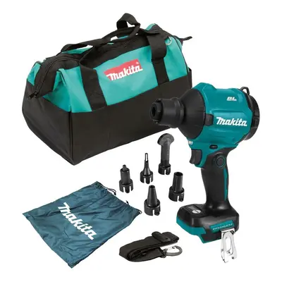 Makita DAS180Z 18v Brushless Dust Blower Inflator Deflator + Nozzles + 10" Bag