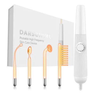 (as the picture, EU Plug) Darsonval High Frequency Facial Machine Electrotherapy Wand Skin Care 