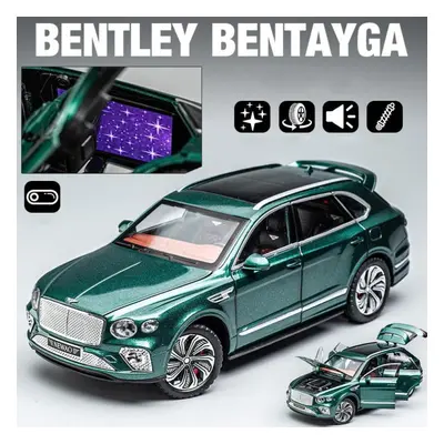 (green, 1/24-size:21.5*8.2*7.3cm) 1/24 Scale Bentley Bentayga Diecast Car Model Toy, Pull Back T