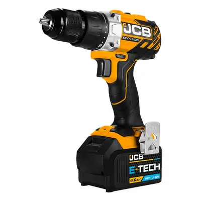 JCB 18V Brushless Drill Driver with 4.0Ah Lithium-ion Battery and 2.4A Charger