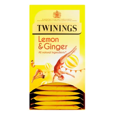 Twinings Lemon & Ginger Enveloped Tea Bags - 12x20