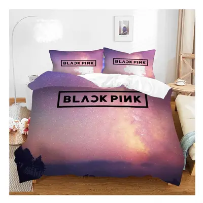 (Style 02, Double (200X200CM)/3PCS) Blackpink Bedding Single Double King Duvet Cover