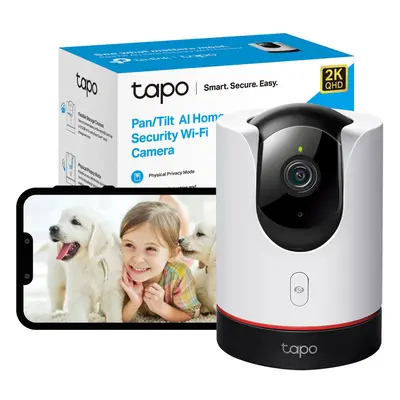 Tapo 2K 4MP QHD Indoor Camera , Pan/Tilt Live View WiFi Security Camera, 360? Panaromic Coverage