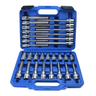 US PRO 30pc 1/2" Dr Hex Allen Key Bit Socket Set Shallow & Deep