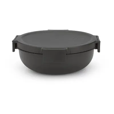 Brabantia - Make & Take Salad Bowl 1.3L - Removable Tray for Toppings & Dressing - Airtight Clos