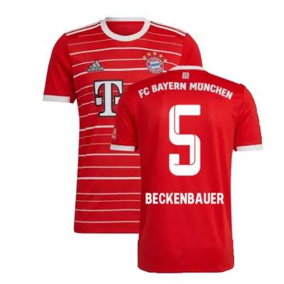 (XLB) Bayern Munich Home Shirt (Kids) (BECKENBAUER 5)