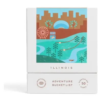 Illinois Adventure Bucket List: Scratch-Off Cards for Outdoor Activities Tourist Attractions and