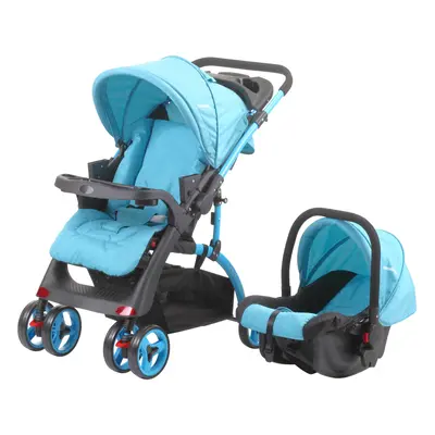 QTbabies Pram Pushchair Baby Travel System in Buggy Car Seat