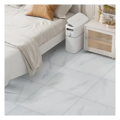 14Pcs 60x60cm Fish Belly White Stone Texture PVC Flooring