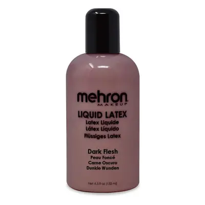 Mehron Makeup Liquid Latex (4.5 ounce) (Dark Flesh)