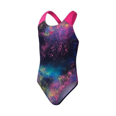 Speedo Girls Digital Print Splashback One Piece Swimsuit