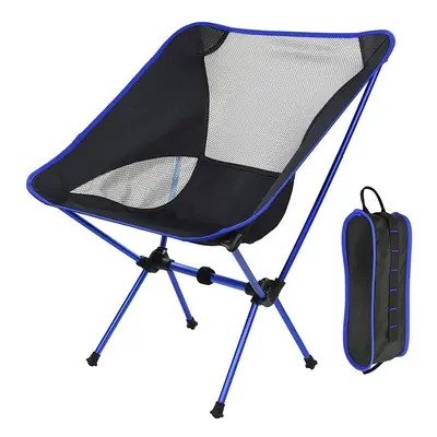 (Blue) Outdoor Camping Fishing Folding Chair for Picnic fishing chairs Folded chairs for Garden,