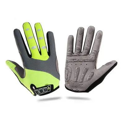 (Green, M) Winter Sports Cycling Skiing Touch Screen Shockproof Gloves