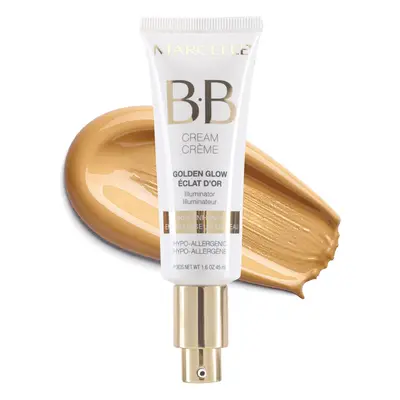 Marcelle BB Cream Golden Glow, Universal Shade, Tinted Moisturizer, Sk