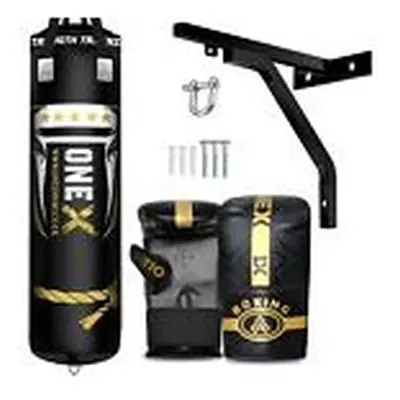 Punch Bag 5ft Heavy Set Training Boxing Gloves Bracket Straps MMA