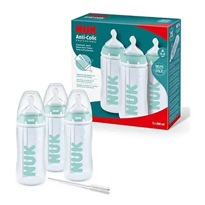 NUK First Choice+ Anti Colic Professional Baby Bottles Set | Months | Temperature Control | ml |