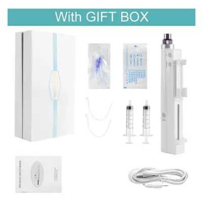 (With GIFT BOX) Professional Auto Derma Stamp Pen Mts Hydra Water Gun Hydrate Wrinkle Removal Mi