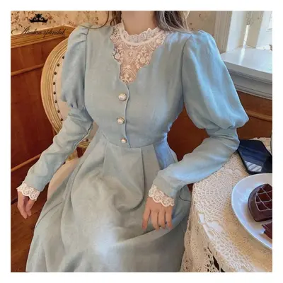 (as the picture, L) Vintage Josephine Dress, Victorian Dress, Victorian Dress, Abiti Vittoriani,