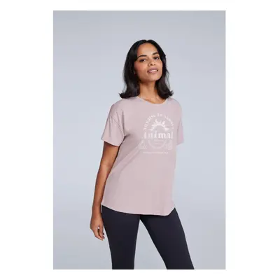 (6 UK, Light Pink) Animal Womens/Ladies Phoenix Organic T-Shirt