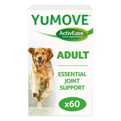 Lintbells | YuMOVE Adult Dog | Essential Hip and Joint Supplement for Stiff Dogs | Aged to | Tab