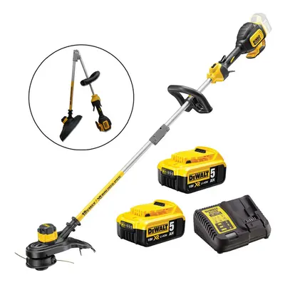 Dewalt DCM561P2S 18v XR Brushless Grass Line Trimmer + x 5.0ah + Charger