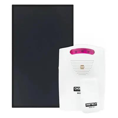 Tech Wireless Pressure Mat Doorbell and Alarm Systems, White & Black