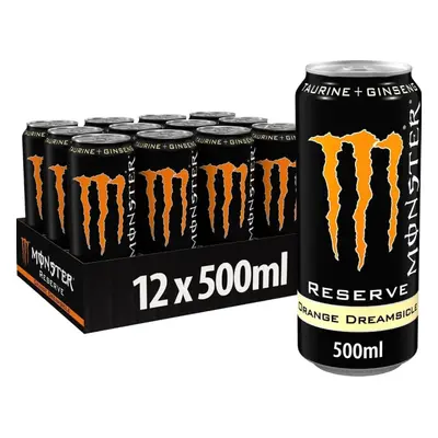 (Pack Of 24) Monster Energy Drink Orange Dreamsicle 500ml