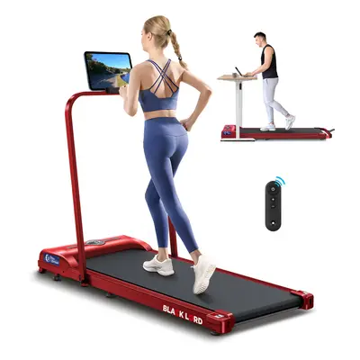 BLACK LORD Treadmill Walking Pad Gym Fitness Foldable handrail Red