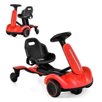 Kids Drift Car 6V Electric w/ 360Â° Whirling &2-Position Adjustable Seat