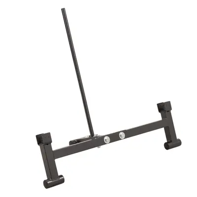 GYM MASTER Full Double Barbell Deadlift Loading Jack with HDPE Padding