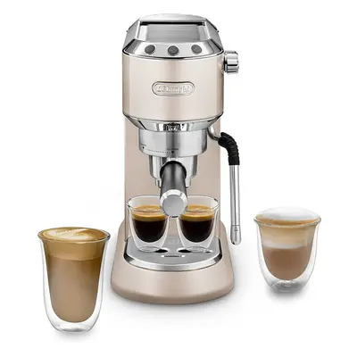 De'Longhi Dedica Arte EC885.BG, Traditional Pump Coffee Maker, Manual Coffee Maker, Steam Wand M