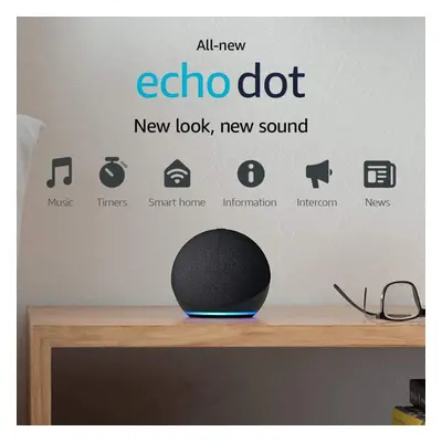 All New Echo Dot 4th generation Smart Speaker Alexa Charcoal New