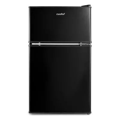 87L Under Counter Fridge Freezer, Black