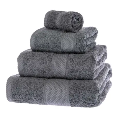 (Grey Charcoal, Piece Set) 100% Turkish Cotton GSM