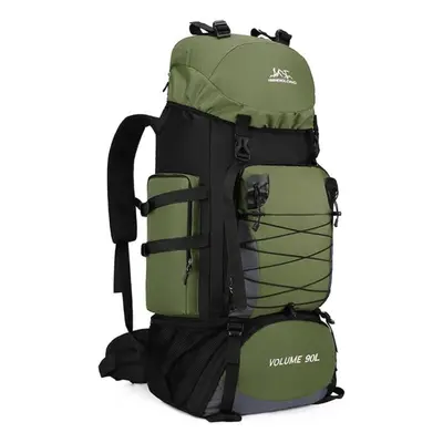 (army green) 90l Travel Camping Backpack Hiking Army Climbing Rucksack Trekking Climbing Mochila