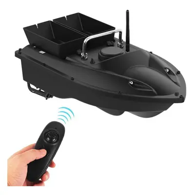 (Double Bait Container -- EU Plug) Wireless Remote Control Fishing Bait Boat Fishing Feeder Fish