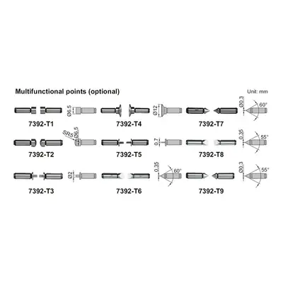 7392-T4 MULTIFUNCTIONAL POINTS disk pair