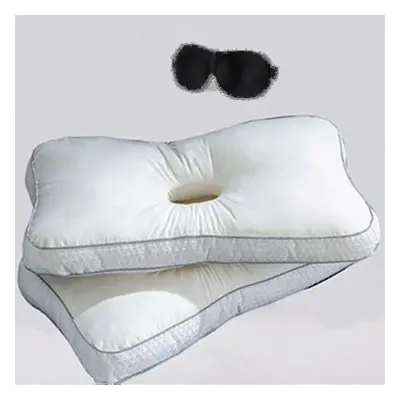 Piercing Pillow for Side Sleepers, Ear Pillows with Ear Hole,for Ear Pressure Relief, Cnh Pain, 