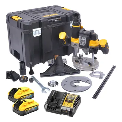 Dewalt DCW620H2 18v XR Plunge 1/2" 12mm Router Brushless + 2x 5Ah Powerstack