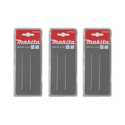 3X Makita D-07945 82mm Reversible TCT Planer Blades Twin Pack -Fits Bosch Dewalt