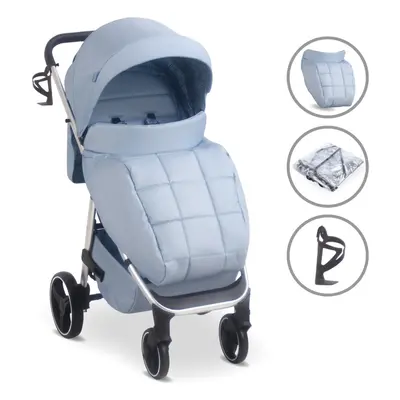 MB160 Plus Pushchair - Blue Plaid